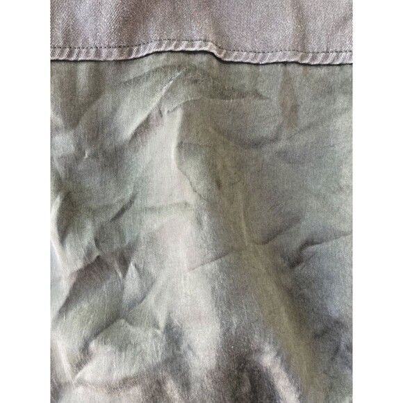 AllSaints Aiya Utility Jacket Olive Green Sz 4 Boho Preppy Military Flaw - Picture 12 of 12